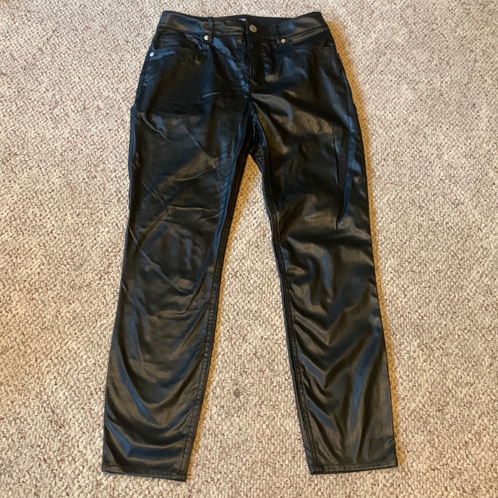 Express faux leather pants